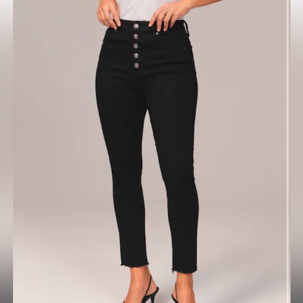 Abercrombie High Rise Super Skinny Ankle Jean
